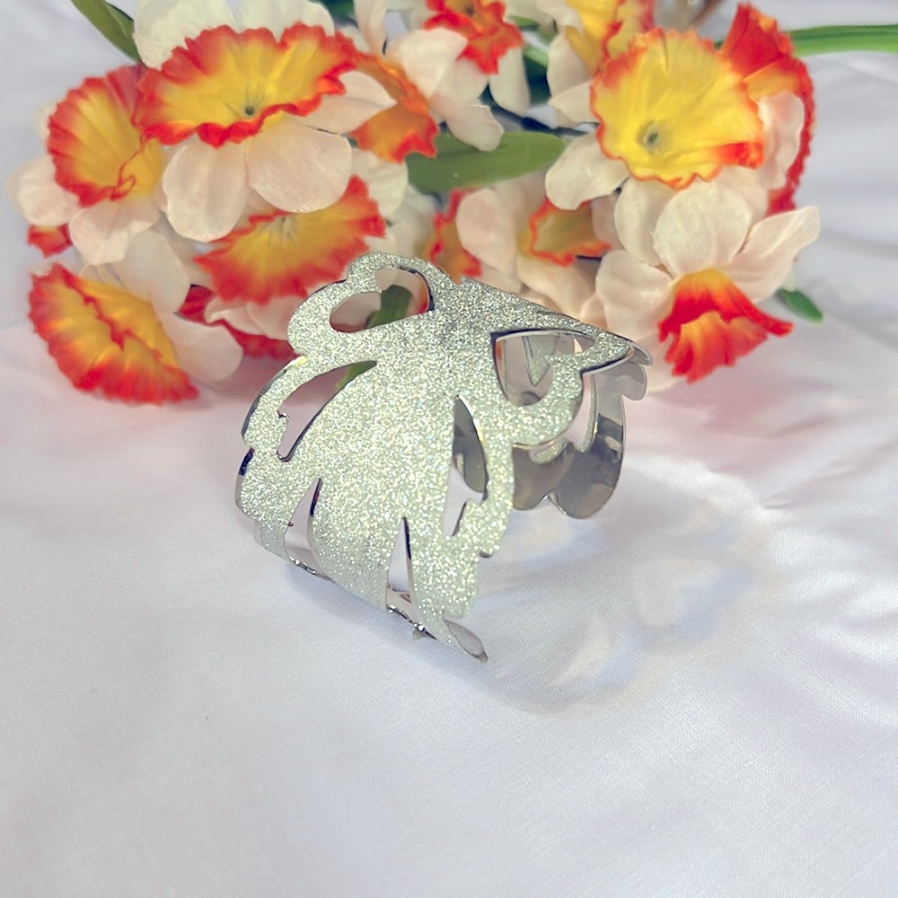 Silver Heart Shapes Bracelet